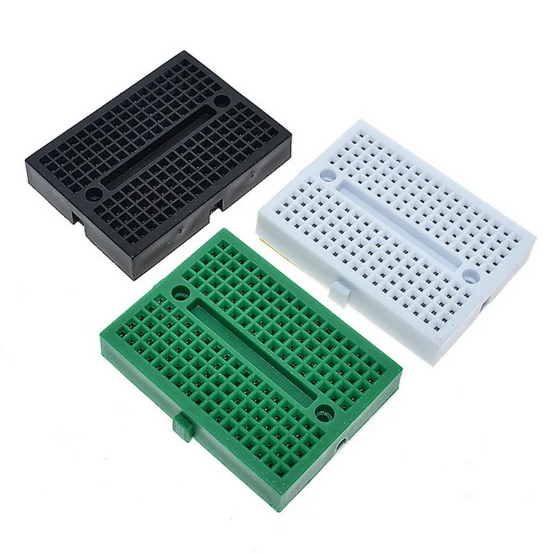 Мини макетная доска с 170 точками для галстука Прототип PCB хлебная плюс клейкая