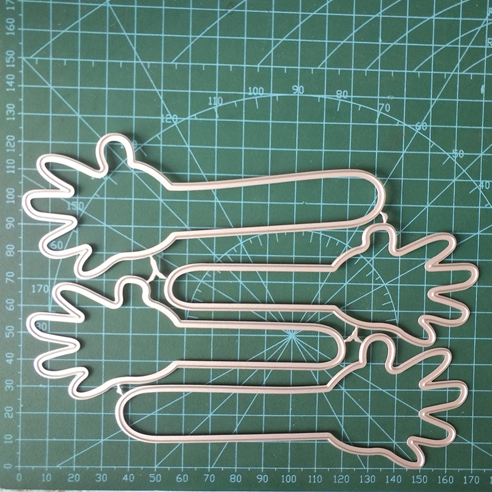 2 пары вырубных штампов разных размеров сделай сам для скрапбукинга изготовления