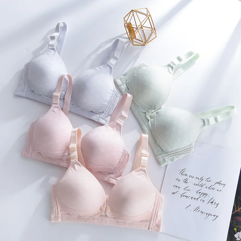 

Бюстгальтер для грудного вскармливания и сна, хлопковый бюстгальтер на крючках для беременных женщин, для беременных для грудного вскармли...