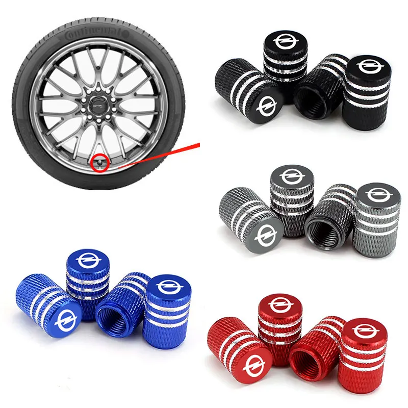 

Car Tire Valve Caps Wheel Tires Tire Stem Air Cap Airtight Covers Anti-leakage for opel insignia astra j h corsa accessories