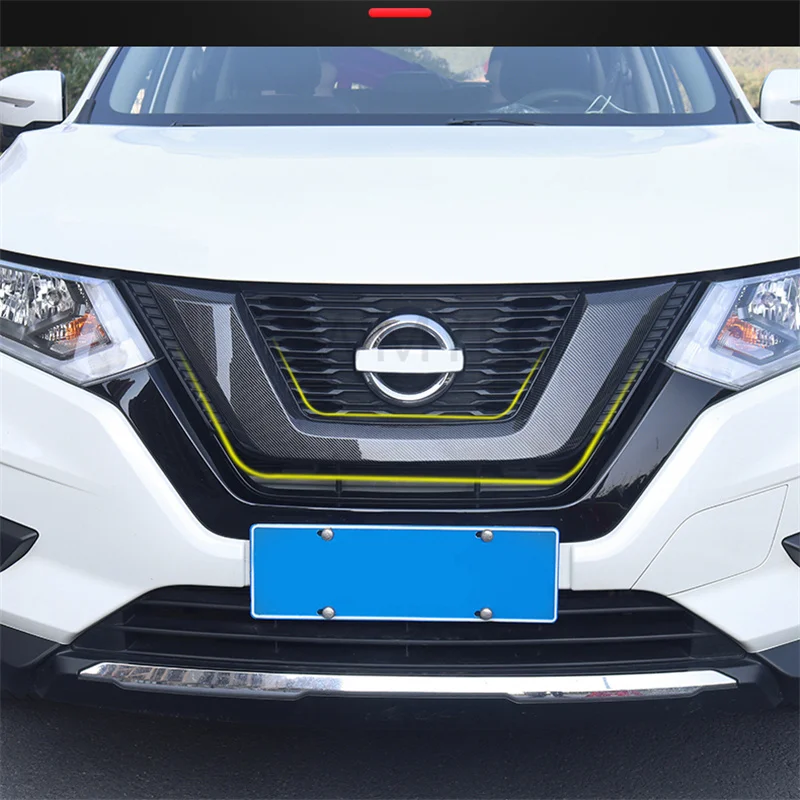

Car Front Engine Machine Grille Grid Grill Upper Stick Lid Trim Parts For Nissan X-Trail XTrail T32/Rogue 2017 2018 -2020 2021