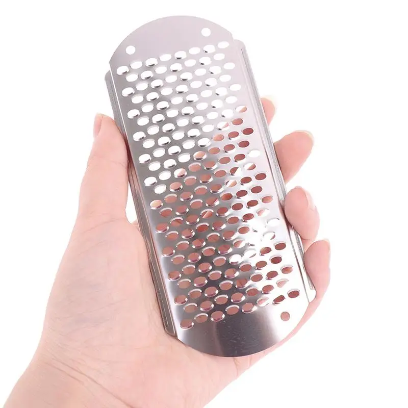 

Пилка для ног с металлическими лезвиями для педикюра, инструмент для удаления кутикулы и мозолей, инструмент для ухода за ногами