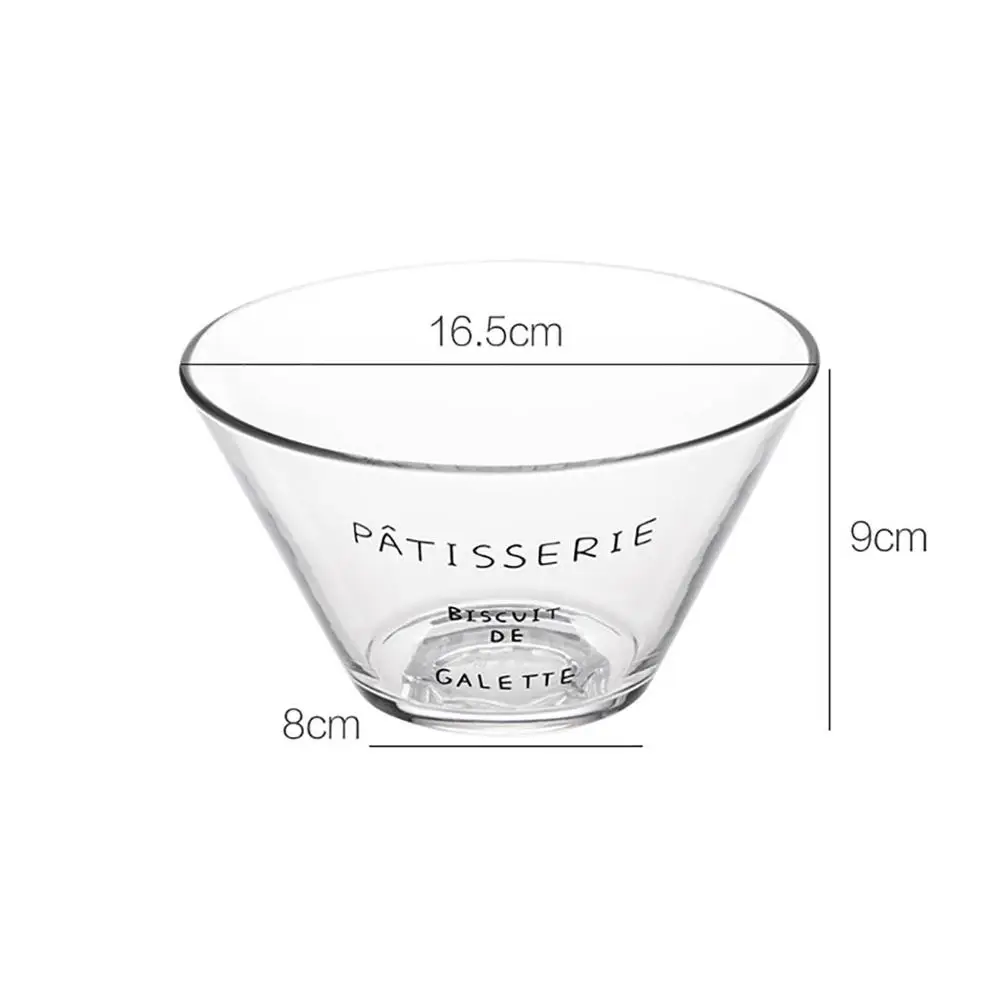 Прозрачная стеклянная Салатница OTHERHOUSE прозрачная миска для мороженого фруктов