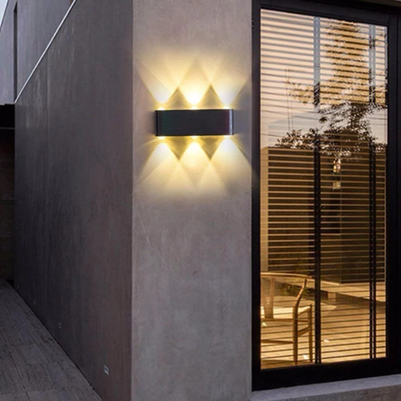 Светодиодный настенный алюминиевый светильник 6 Вт 8 современный светодиодный