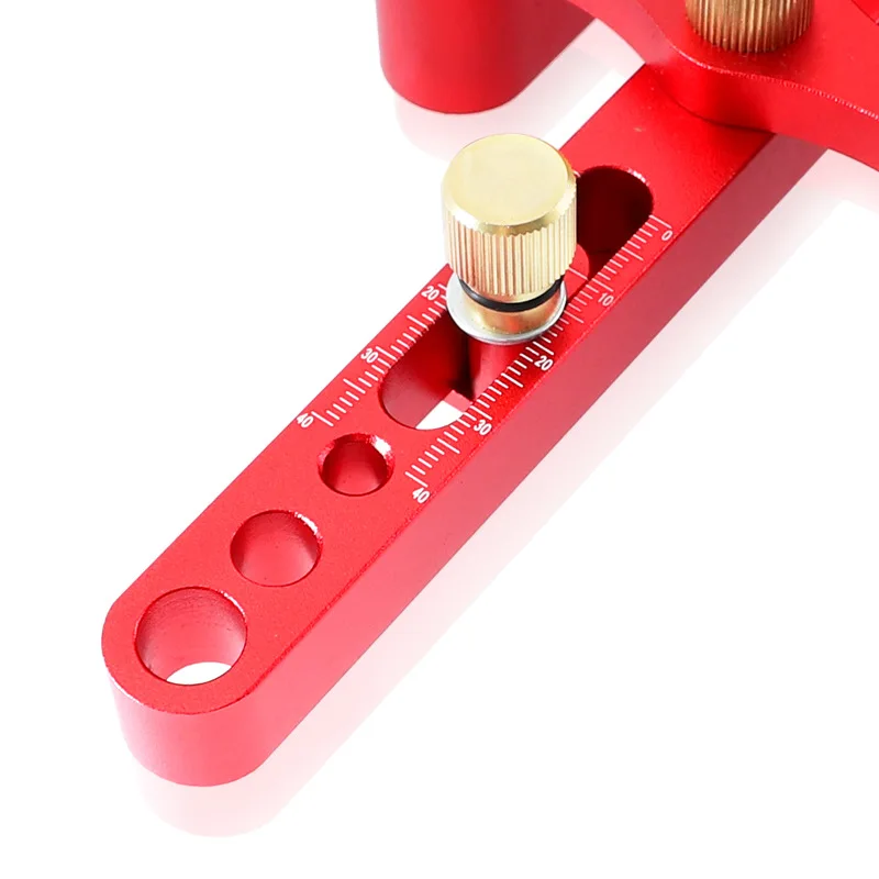 

Woodworking Perforator Locator Round Wooden Tenon Punch Opening Device Tenon Punch Locator 6/8/10MM for17-60MM Board Clamp