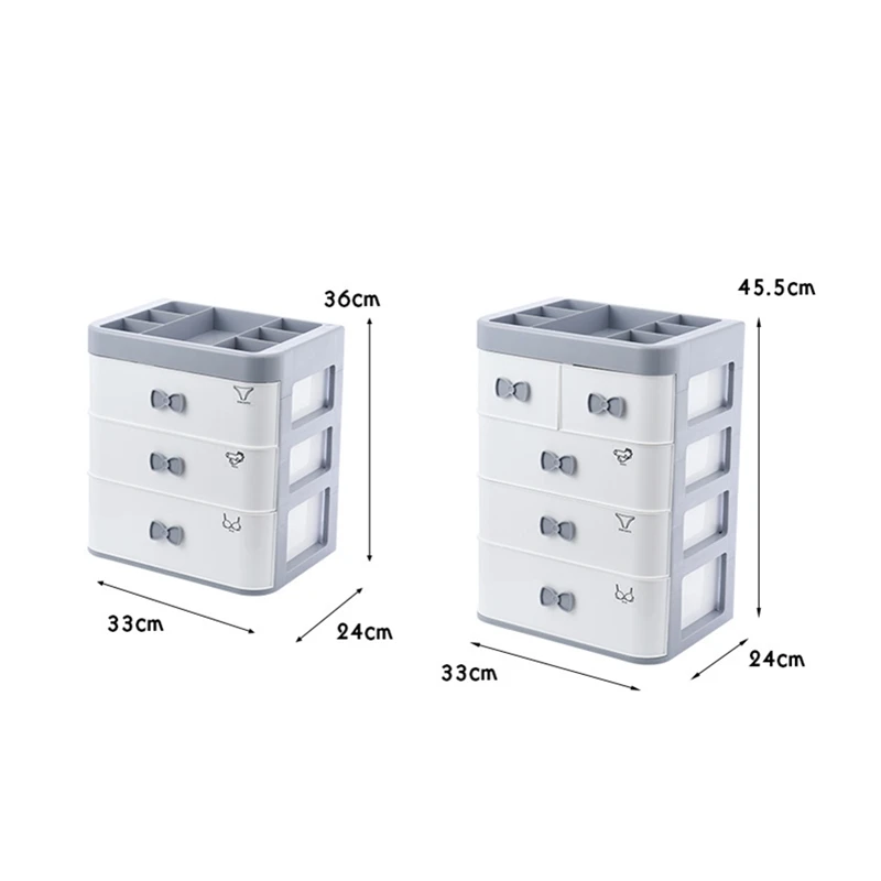 

New Underwear Storage Cabinet Clothing Organizer Drawer Plastic Box For Tie Sock Shorts Bra Bedside Table Divider Drawer Closet