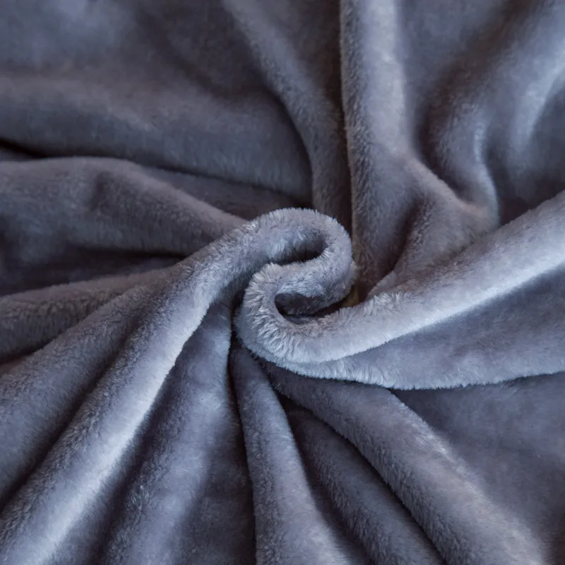 Супер мягкое Коралловое Флисовое одеяло 400 г/кв. М однотонный чехол для дивана