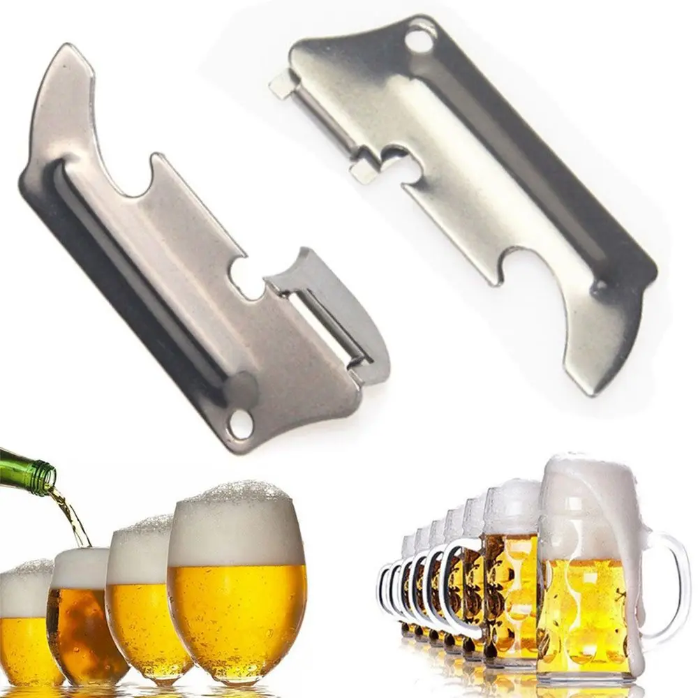 

Polished Stainless Steel Bottle Opener Finishwith The Utili-key Multi-function Can Opener Opener Folding Mini Opener Hot