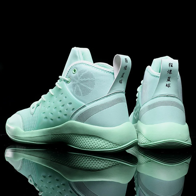 

High Quality Basketball Shoes Men Sneakers Light Anti-skid Shock Absorption Basket Shoes Women Multicolor Sports Shoes Trainer