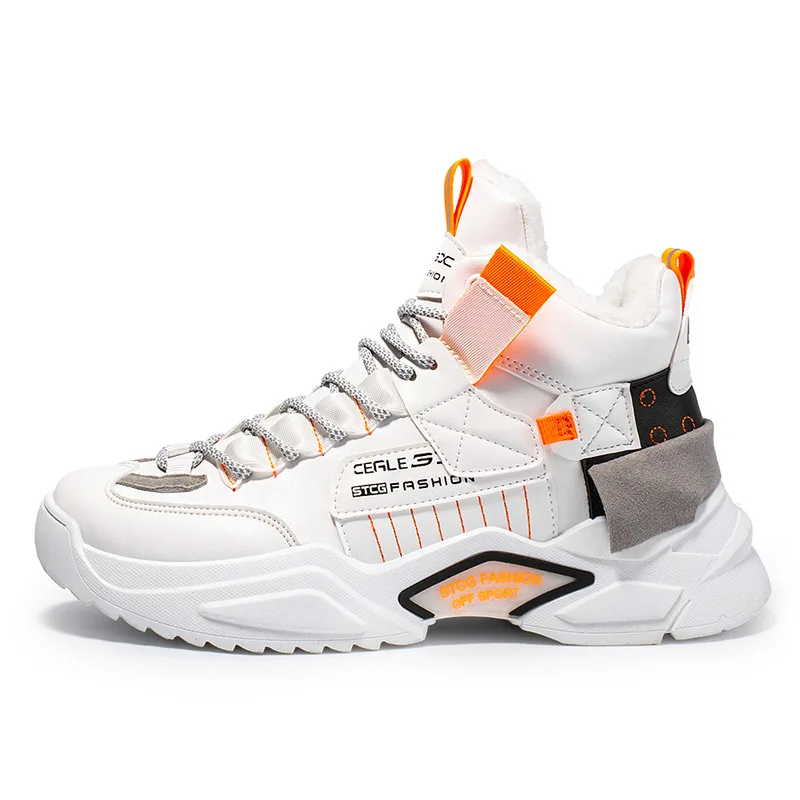 

Winter New Plus Velvet Warm Men's Daddy Shoes Trendy Men's Shoes Autumn Korean Fashion Casual Running Sports Shoes Men