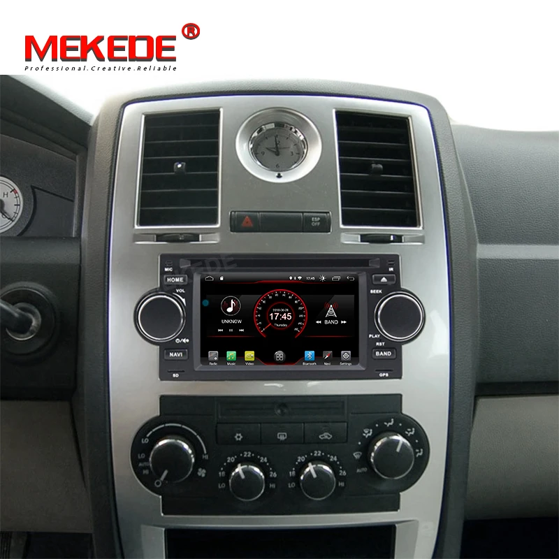MEKEDE Android 9,0 автомобильный dvd-плеер для джип Dodge Grand Cherokee Commander Wrangler Chrysler 300C PT Cruiser Sebring caliber ram