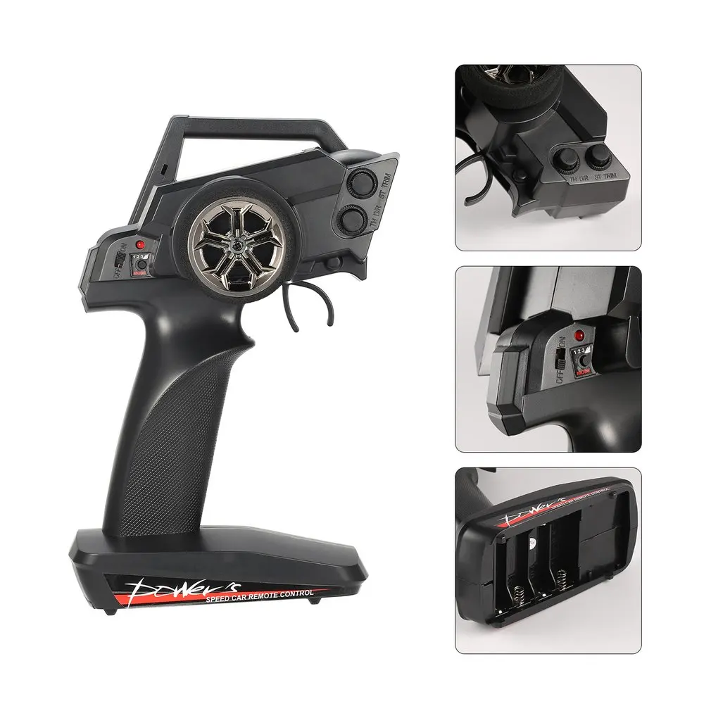 2.4Г 2CH передатчик пульт дистанционного управления радио запасные части для RC автомобиля 1/12 Wltoys 12429 4WD Краулер праворукий режим.