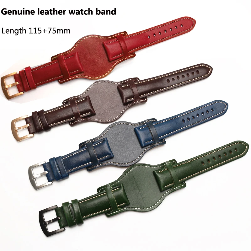 

Genuine leather bracelet watch strap men's watch band with matte STRAP WATCHES WATCHES 18 mm 20 mm 22 mm handmade leather brac