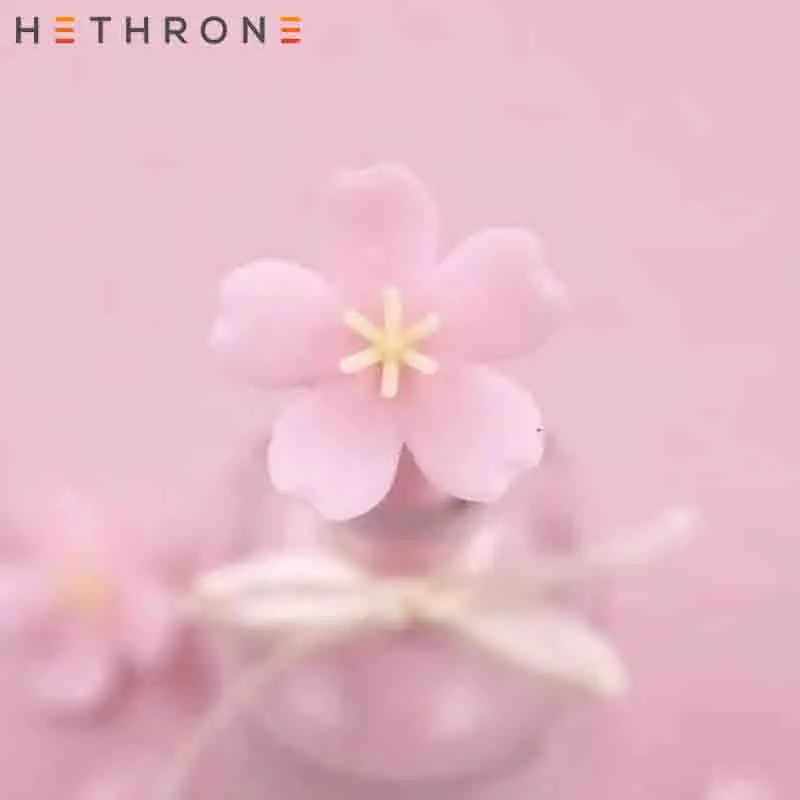 Hethrone 2 шт. Розовый вишня в цвету письменном виде гелевых ручек для школьные