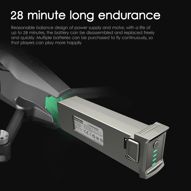 

New RC Helicopter Flight 25 Minutes Mini Drone With Camera 4K HD GPS Foldable Professional Quadcopter Supports TF card Xmas Toy