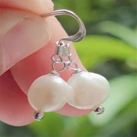 natural pearl earrings eardrop silvering chain gift thanksgiving valentines day cultured accessories aquaculture beautiful