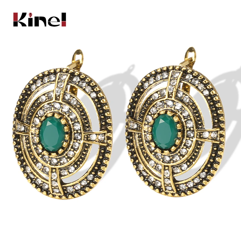 Кинели Горячая Boho Античное золото Цвет серьги для женщин в винтажном этническом