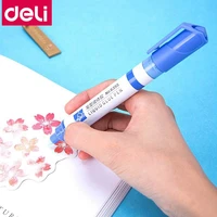 24pcslot deli 6355 pen shaped water glue 10ml liquid glue pen easy to carry office home school student water glue pen wholesale