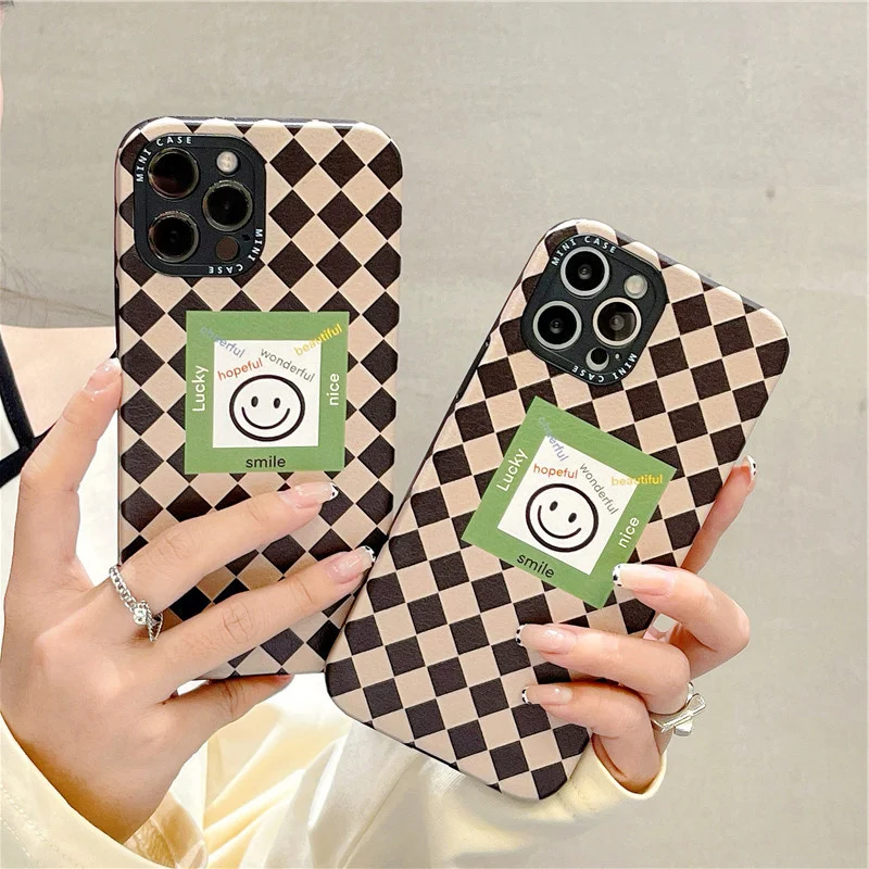 

Heilingge smiley face label for iphone 13pro case XR for iphone11 / 12 / xsmax soft 78plus