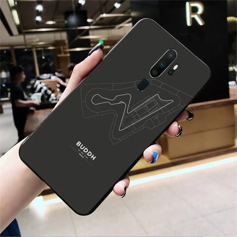 

Formula 1 Racing Circuit Phone Case For Oppo Reno2 Z 2Z Realme5 6 Pro R9S 11 Plus 15 17 Pro