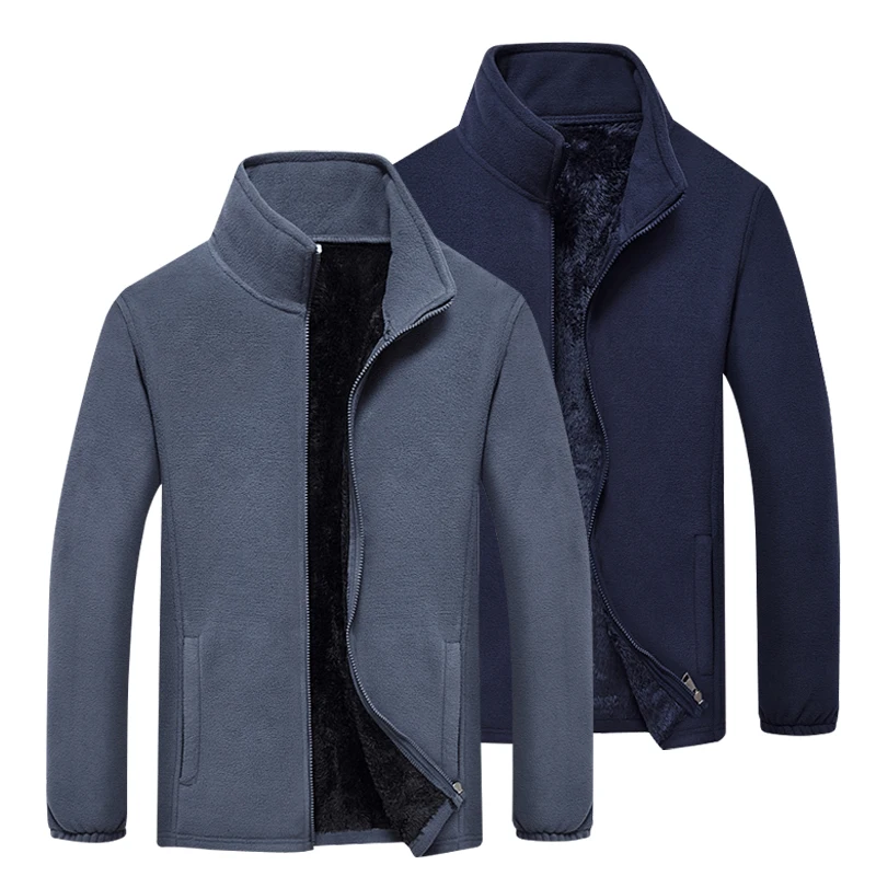 Мужская 2021 новая зимняя флисовая куртка парка пальто Весенняя Повседневная