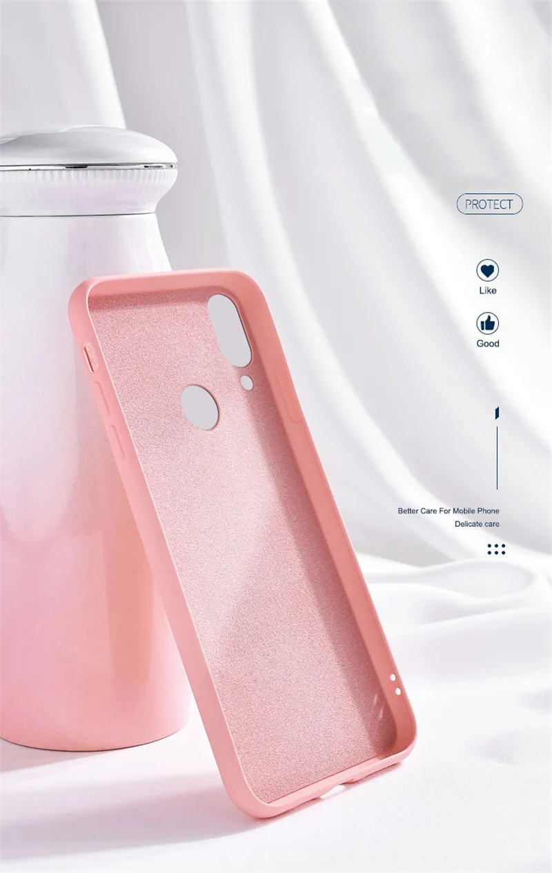 Тонкий мягкий чехол для huawei P Smart чехол мягкий тонкий полный чехол для huawei P Smart Z Plus жидкий силиконовый чехол