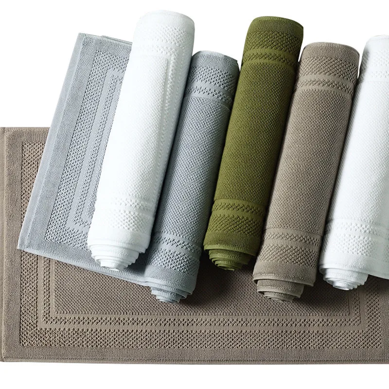 Comfortable Little Feet Bath Mat Luxury Hotel Home Towel Cotton Thick Slip-resistant Doormat Absorbent Mats | Дом и сад