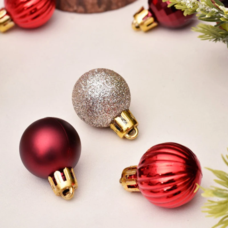 

New 99Pcs 3cm Christmas Balls Christmas Tree Hanging Pendant for Home Party Decoration New Year Xmas Ornaments