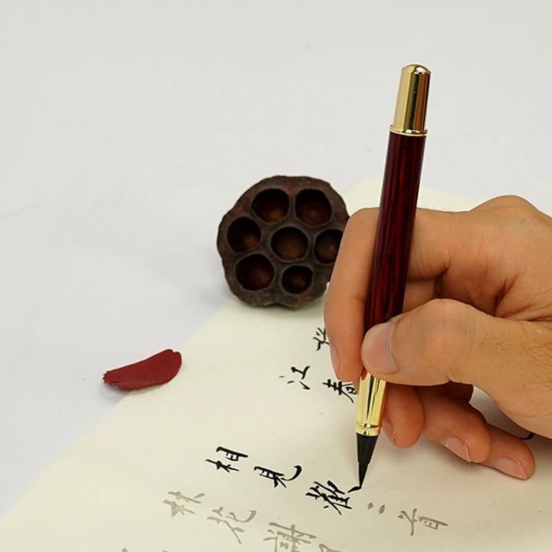

Portable Langhao Fountain Pen Type Brush Calligraphy Copying Can Add Ink and Beautiful Soft Pen