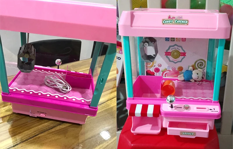 Игровой автомат для куклы с захватом, зарядка от usb, машина для захвата конфет, машина для захвата кранов, автомат для ловли рыбы, торговый автомат, зажим для куклы, захват