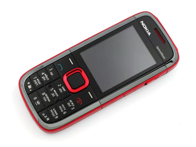 Разблокированный телефон Nokia 5130 XpressMusic 5130XM мобильный телефон Bluetooth FM Поддержка Русская клавиатура сотовый телефон