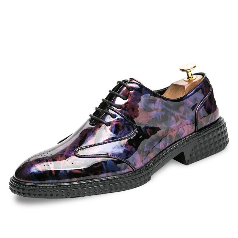 Туфли мужские на толстой подошве весна-осень-зима | Обувь