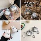 Для apple airpods 1 2 pro чехол крышка мультфильм 3D Тоторо силиконовые чехлы для наушников для Airpods 3 Air Pod 3 коробка беспроводной гарнитуры