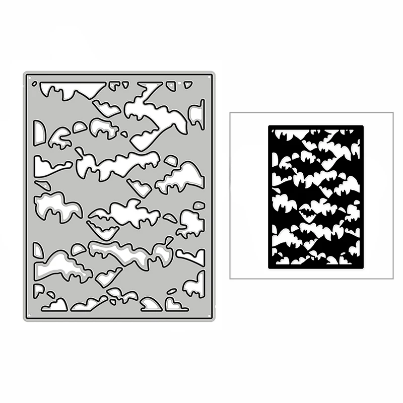 

Набор штампов для скрапбукинга «летучие мыши» без штампов, 2021