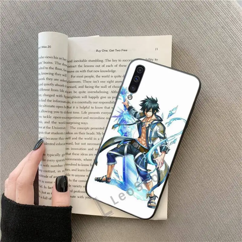 

Fairy Tail Erza Natsu Gajeel Phone Case For Samsung A20 A30 30s A40 A7 2018 J2 J7 prime J4 Plus S5 Note 9 10 Plus