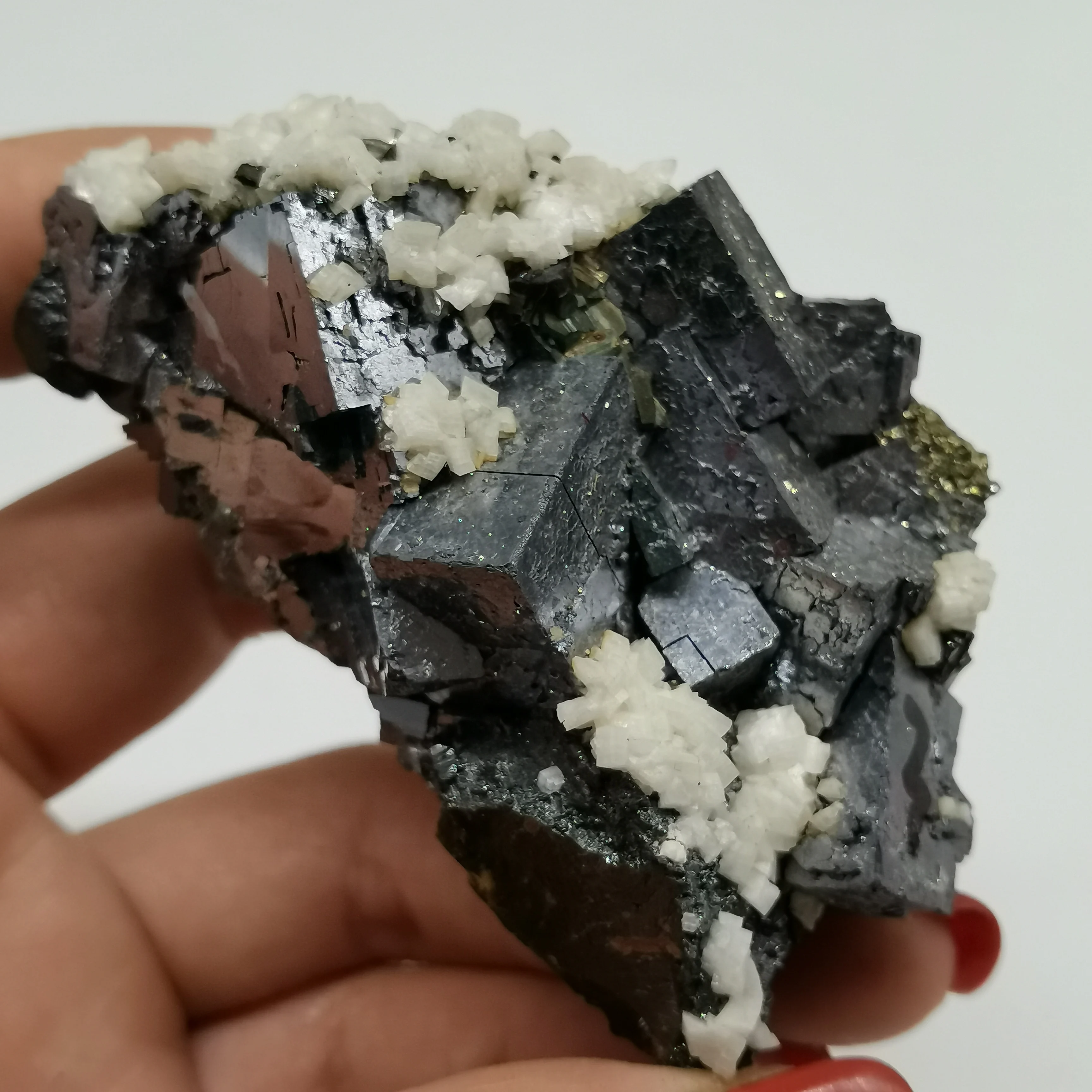 272 г природные целебные специальные минералы белый клоцит Железный халкопирайт