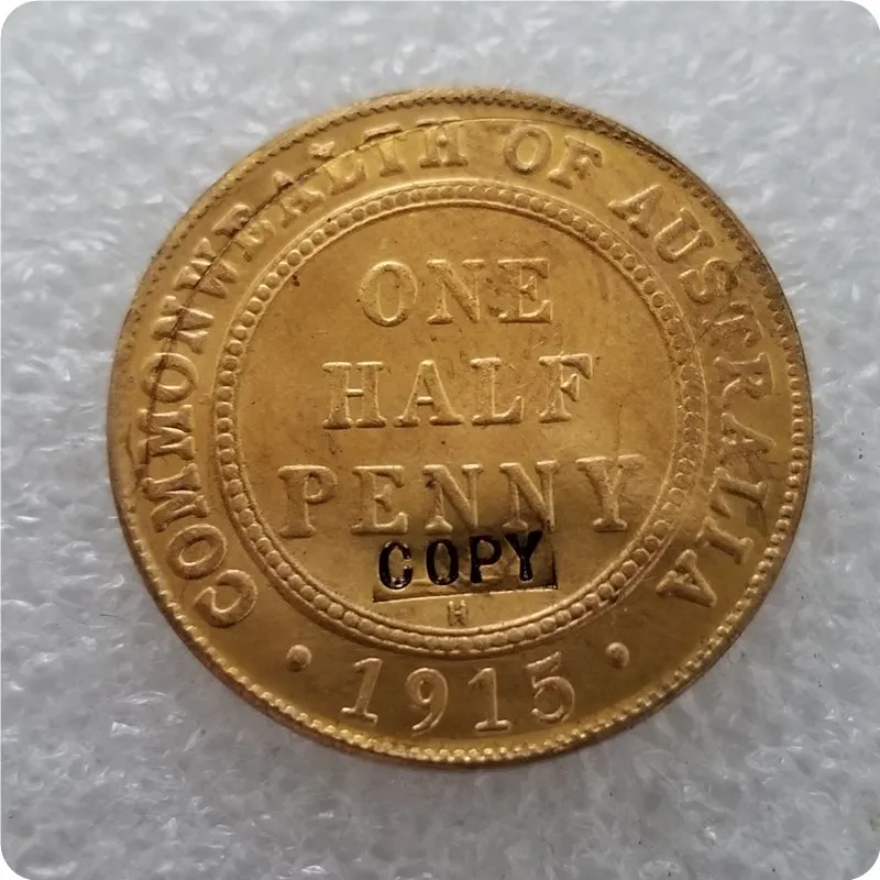 COPY REPLICA 1915-H AUSTRALIAN half penny | Дом и сад