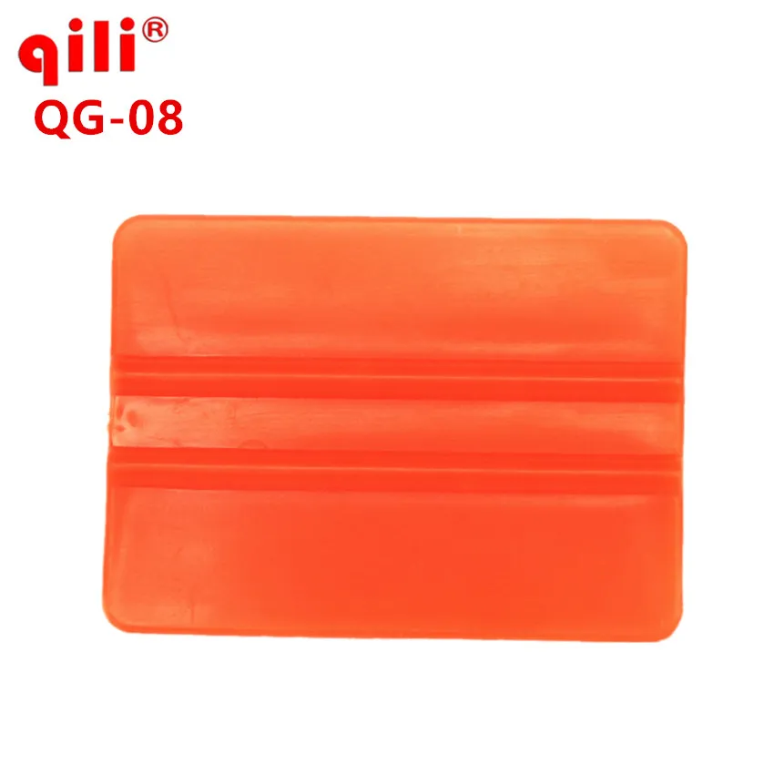 

1000pcs/lot Qili QG-08 Mini-Squeegee Orange Square Size 7.5x5.5cm Window Squeegee Window Wiper Small Scraper Tool DHL Free