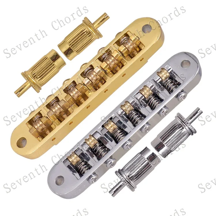 

A Set LP Electric Guitar Roller Saddle Tune-O-Matic Bridge With Big Studs - Guitar part