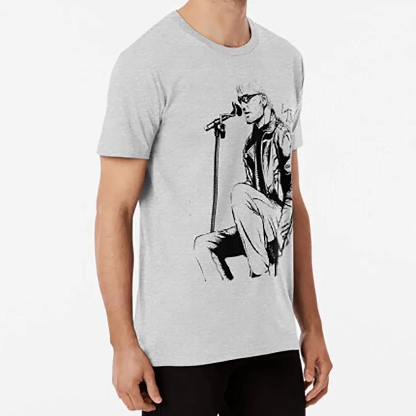 rock style Layne Staley T shirt music grunge blonde short hair 90s vintage alice in chains | Мужская одежда