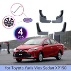Брызговики для Toyota Yaris Vios Sedan XP150, Автомобильные Брызговики-2014, 2019