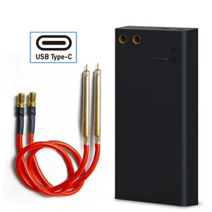 6-Скоростной Регулируемый мини-аппарат для точечной сварки с интерфейсом Type-C, быстроразъемные ручки, аппарат для точечной сварки, ручка для точечной сварки 18650