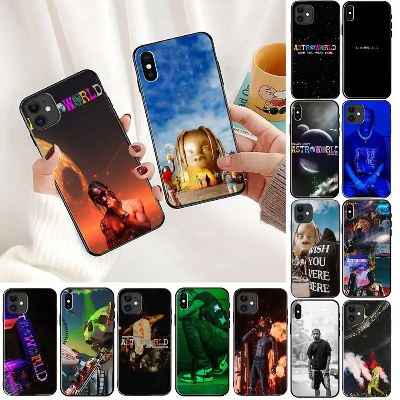 YNDFCNB мягкий чехол для телефона с тревисом Скоттом астромиком iPhone 11 8 7 6 6S Plus X XS MAX 5 5S