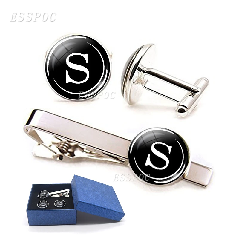 26 букв простой зажим для галстука мужской набор зажимов мужская бижутерия со
