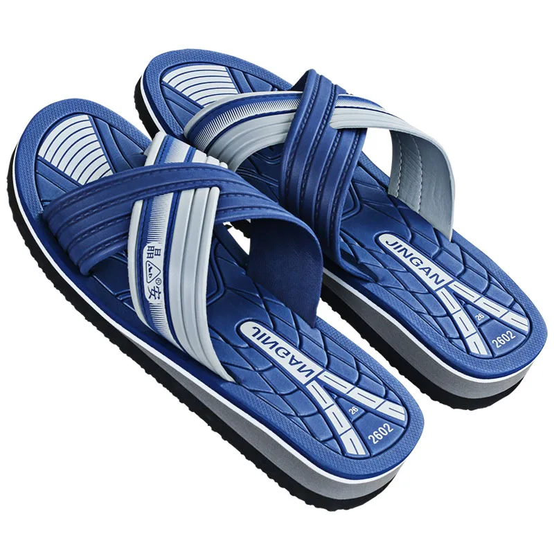 Летние шлепанцы для мужчин толстая подошва Нескользящие износостойкие дома и