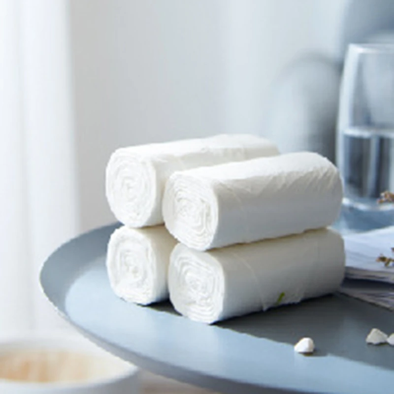 Биоразлагаемый мешок для мусора с плоским носиком одноразовый утолщенный