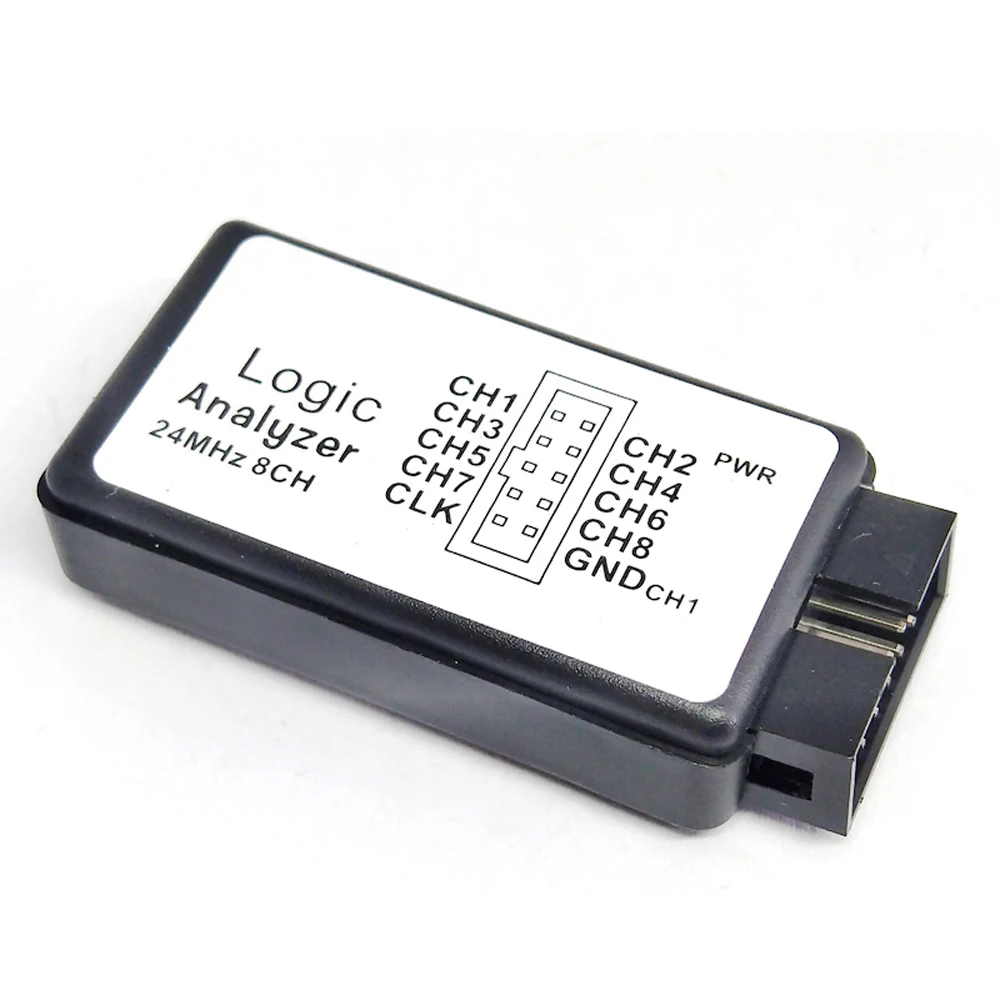 USB логический анализатор 24M 8CH микроконтроллер ARM FPGA инструмент отладки 24 МГц 16 12 8 4