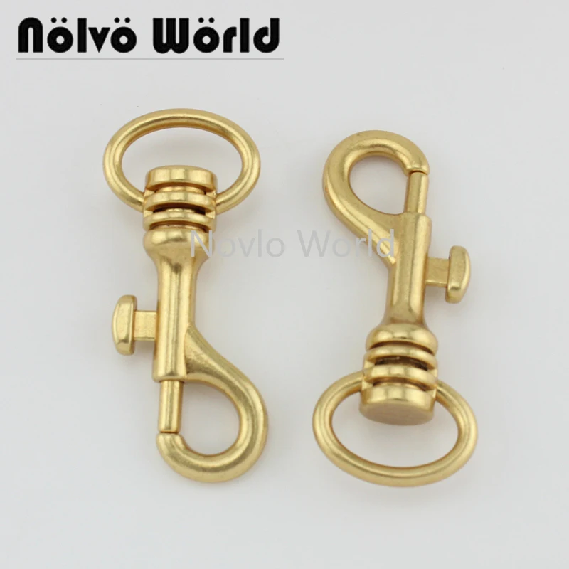 

Мир Nolvo 5-20-100шт 62*21 мм 3/4 "атласная Золотая овальная головка поворотный защелкивающийся крючок для сумок ручной работы, дамская сумочка ремен...