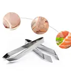 1 шт. щипцы для удаления рыбных костей из нержавеющей стали, пинцет с зажимом, инструмент для удаления пульлера, кухонные гаджеты, гаджеты, инструменты для морепродуктов