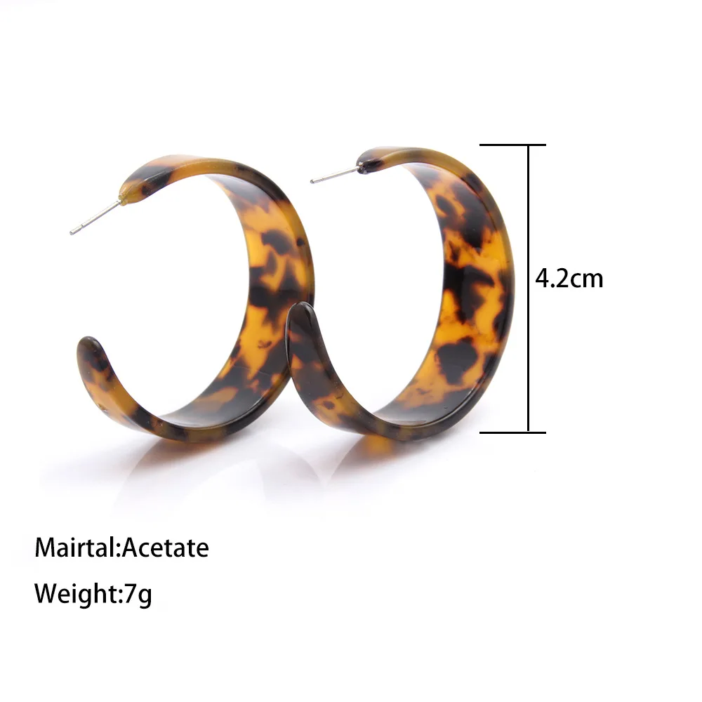 Новое поступление трендовые акриловые серьги гвоздики в форме черепахи C круглые